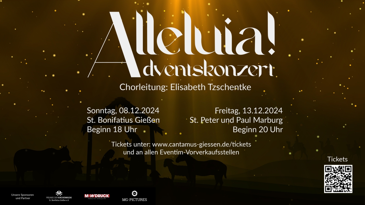 Canatamus Adventskonzerte 2024 in Gießen und Marburg Canatamus Adventskonzerte 2024 in Gießen und Marburg
